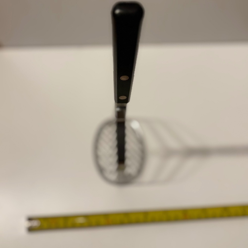 EKCO‎ FORGE Stainless Steel Potato Masher Black Handle Kitchen Tool